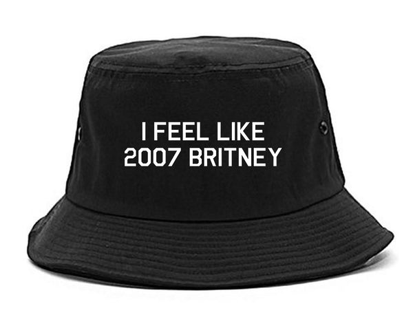 I Feel Like 2007 Britney black Bucket Hat