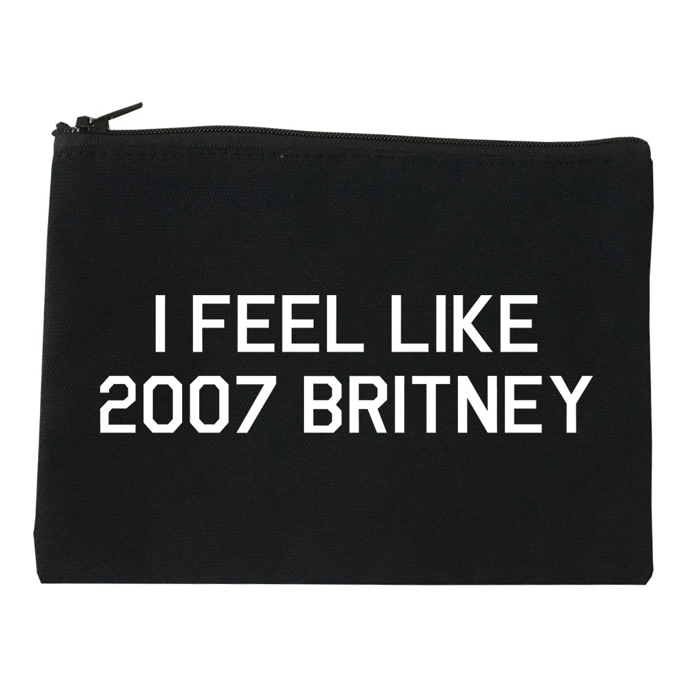 I Feel Like 2007 Britney black Makeup Bag
