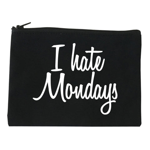 I Hate Mondays Work Makeup Bag Red