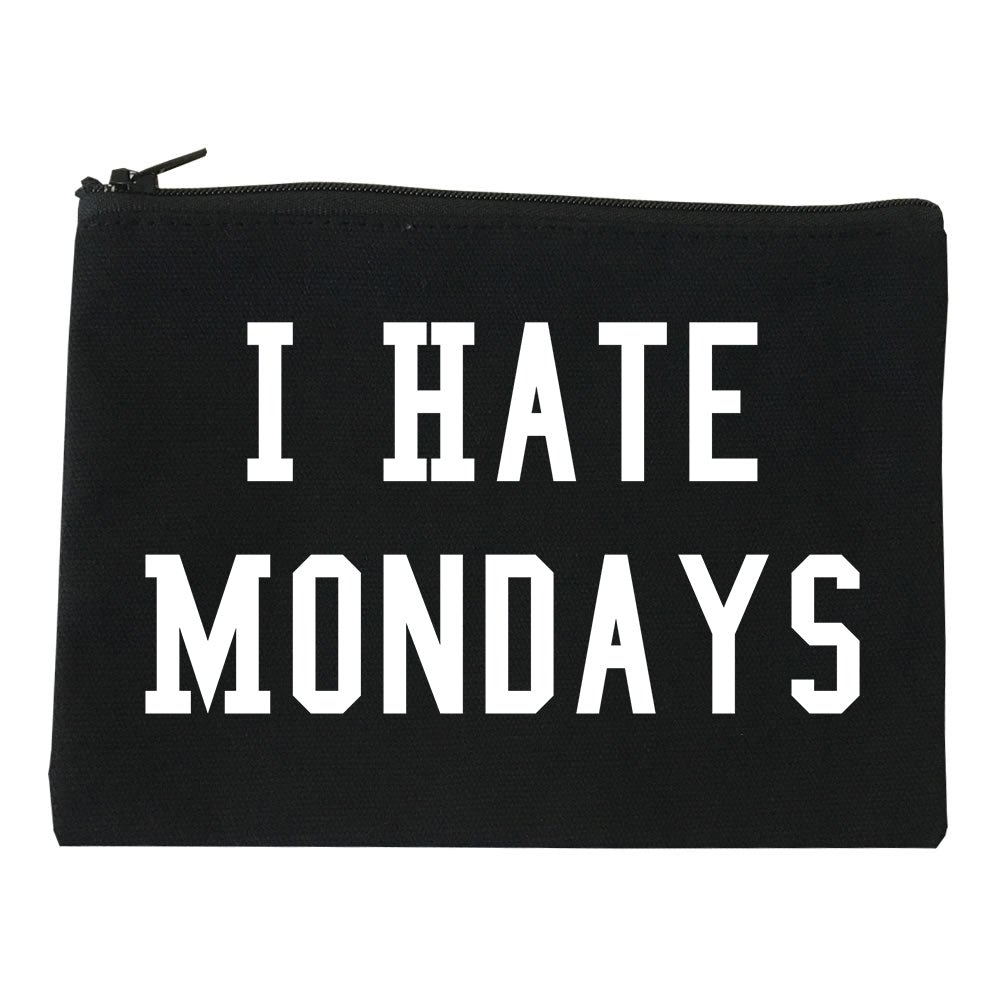 I Hate Mondays Black Makeup Bag