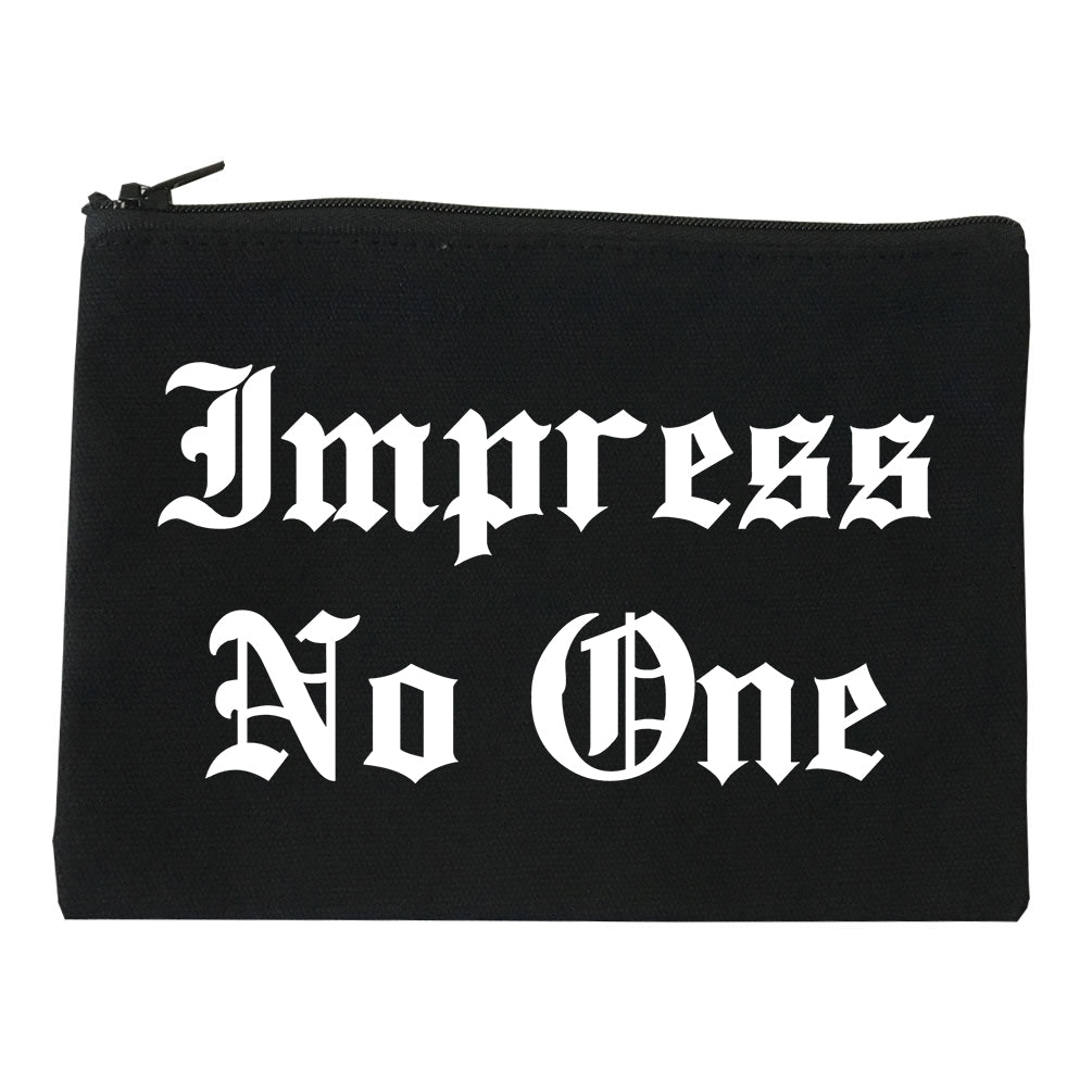 Impress No One Old English Makeup Bag Red