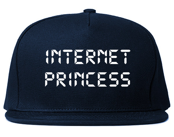 Internet Princess Wifi Blue Snapback Hat