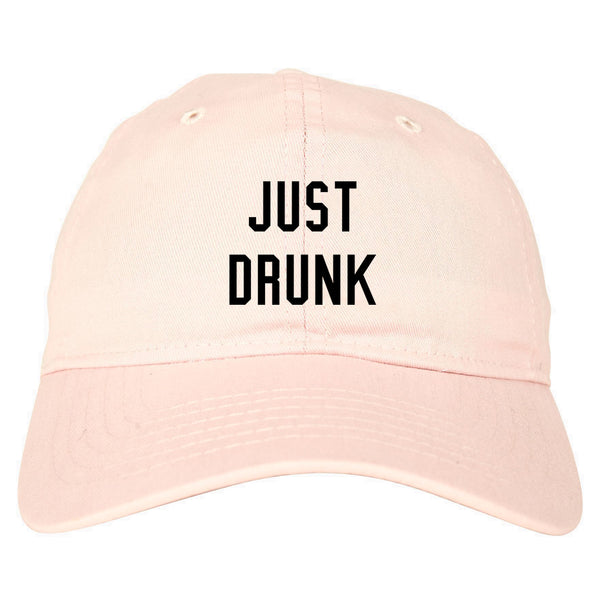 Just Drunk Bridal Party pink dad hat