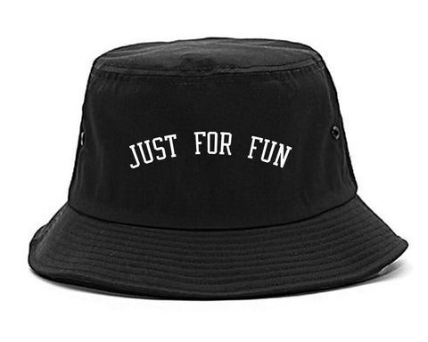 Just For Fun Bucket Hat Black