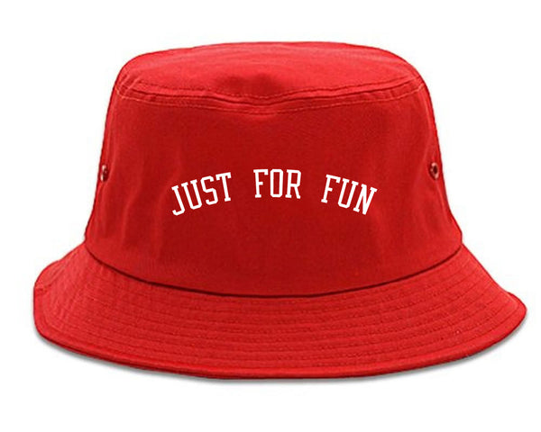 Just For Fun Bucket Hat Red