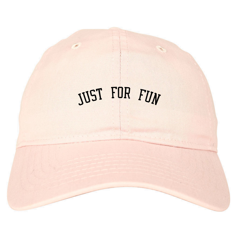 Just For Fun Dad Hat Pink