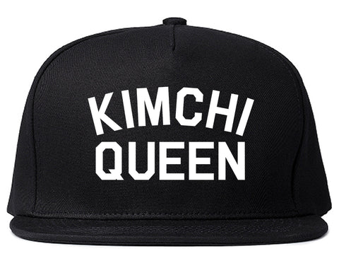 Kimchi Queen Food Black Snapback Hat