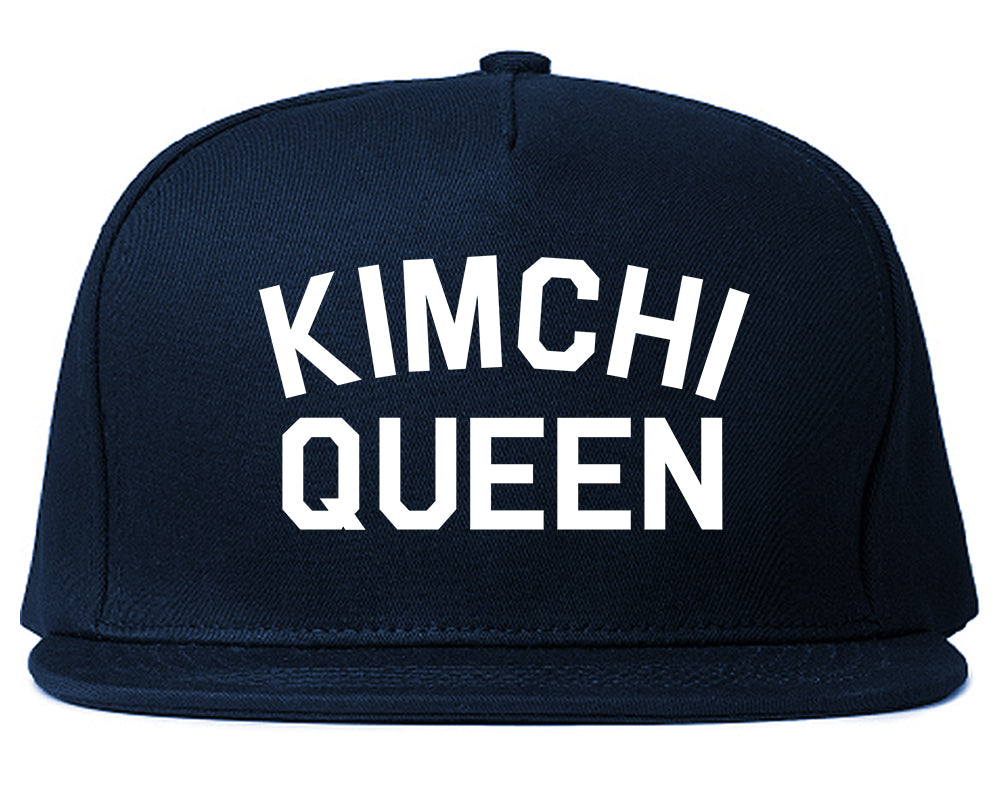 Kimchi Queen Food Blue Snapback Hat