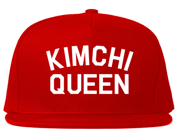 Kimchi Queen Food Red Snapback Hat
