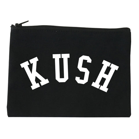 Kush Curved College Weed Makeup Bag Red