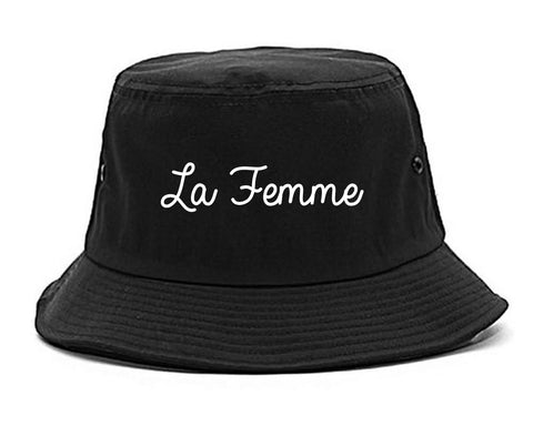 La Femme French Bucket Hat Black