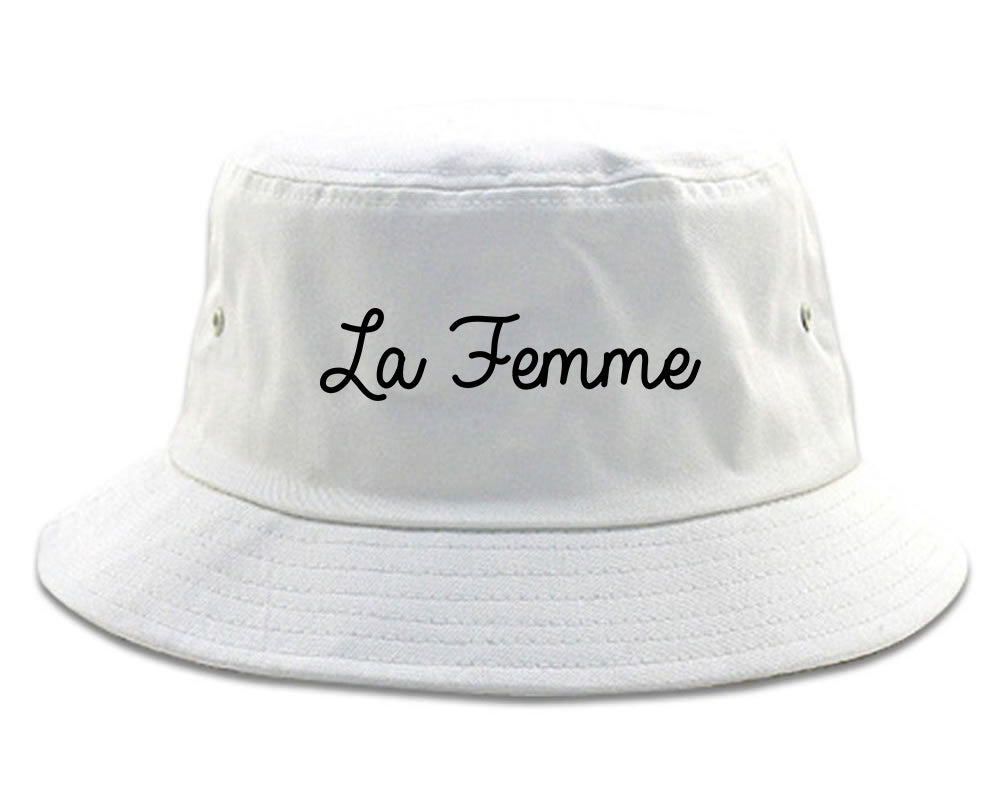 La Femme French Bucket Hat White