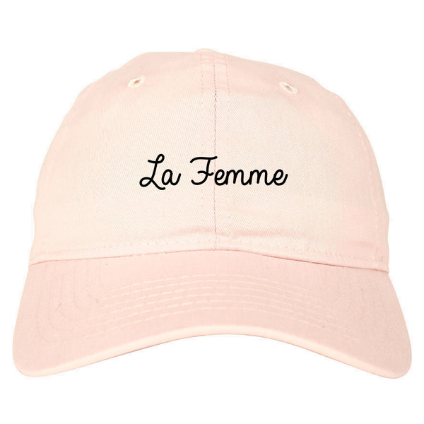 La Femme French Dad Hat Pink