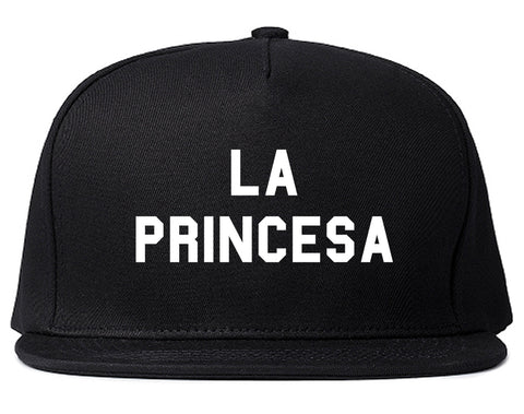 La Princesa Spanish Chest Black Snapback Hat