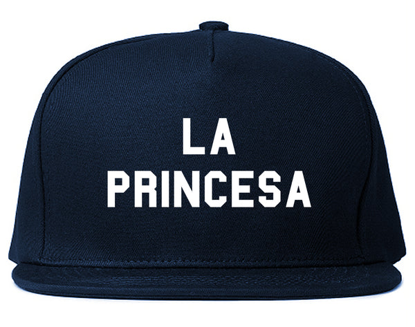 La Princesa Spanish Chest Blue Snapback Hat