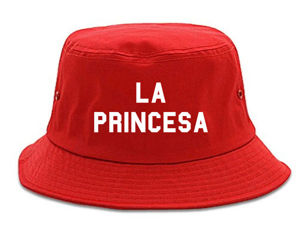 La Princesa Spanish Chest red Bucket Hat