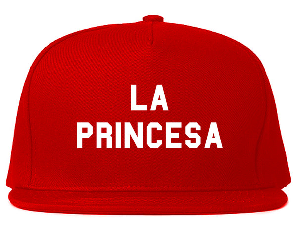 La Princesa Spanish Chest Red Snapback Hat