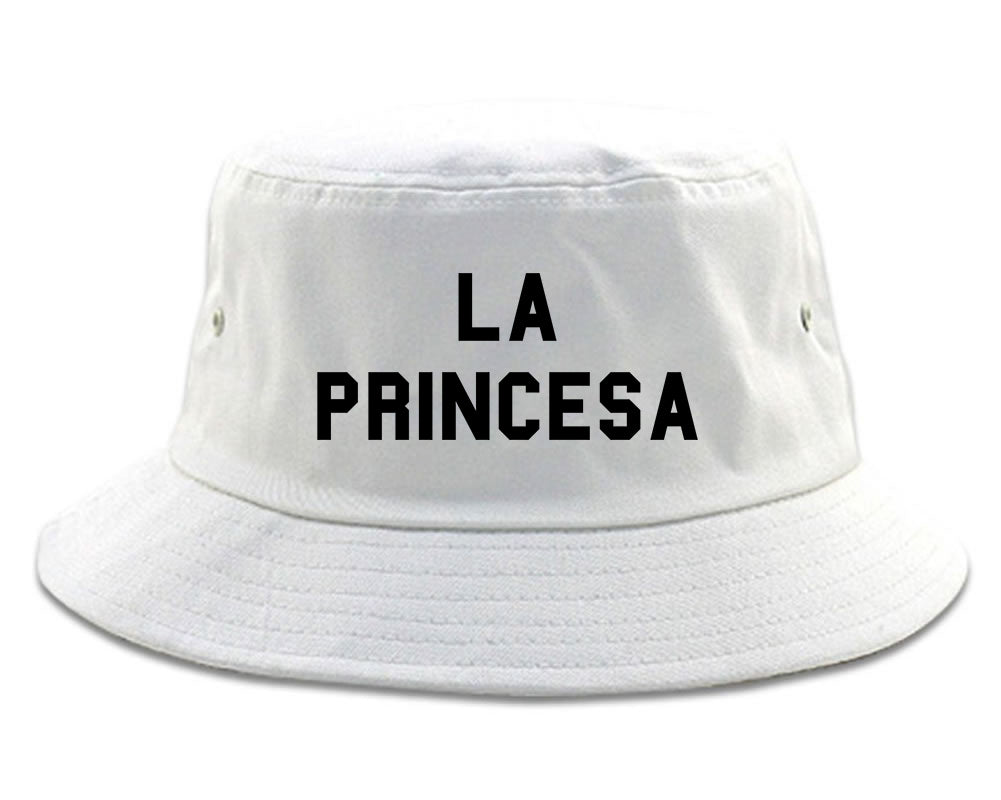 La Princesa Spanish Chest white Bucket Hat