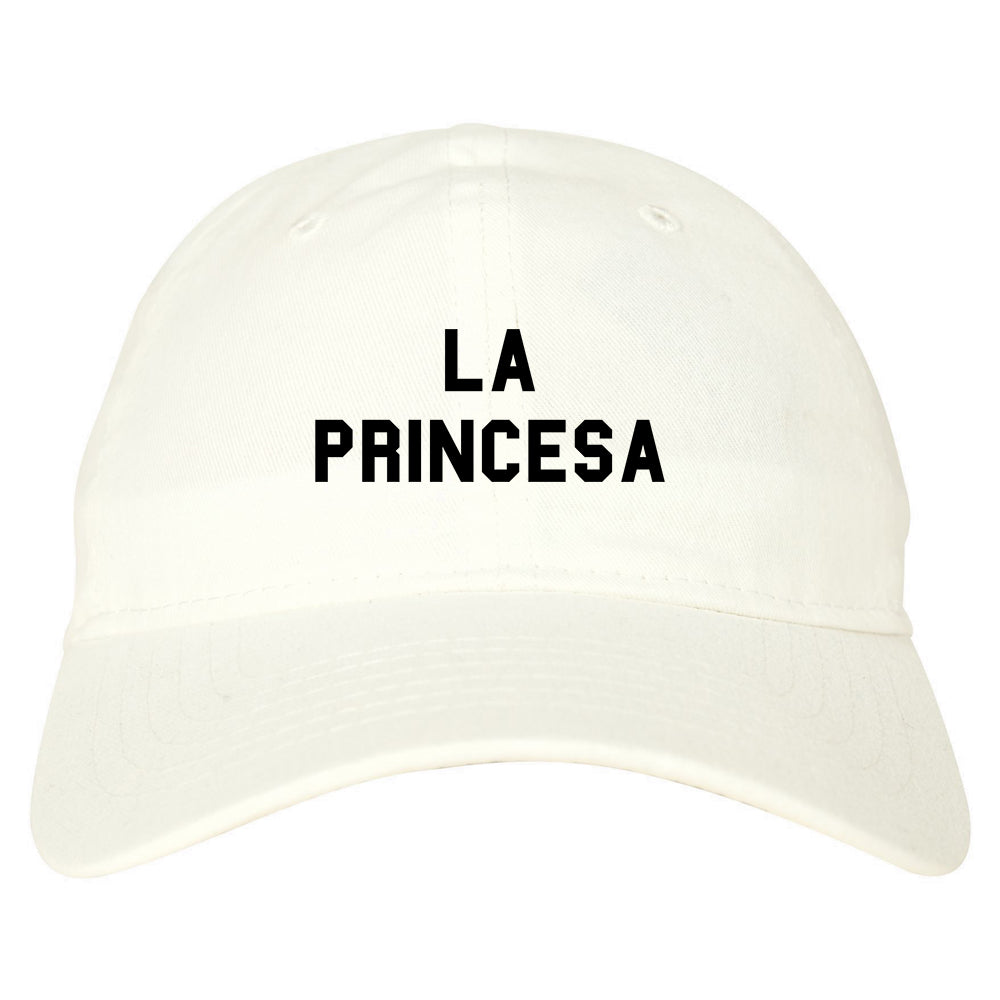 La Princesa Spanish Chest white dad hat