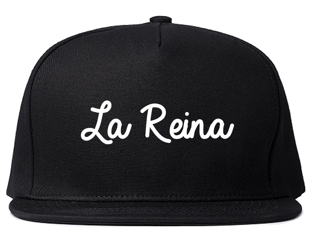 La Reina Spanish Queen Chest Black Snapback Hat