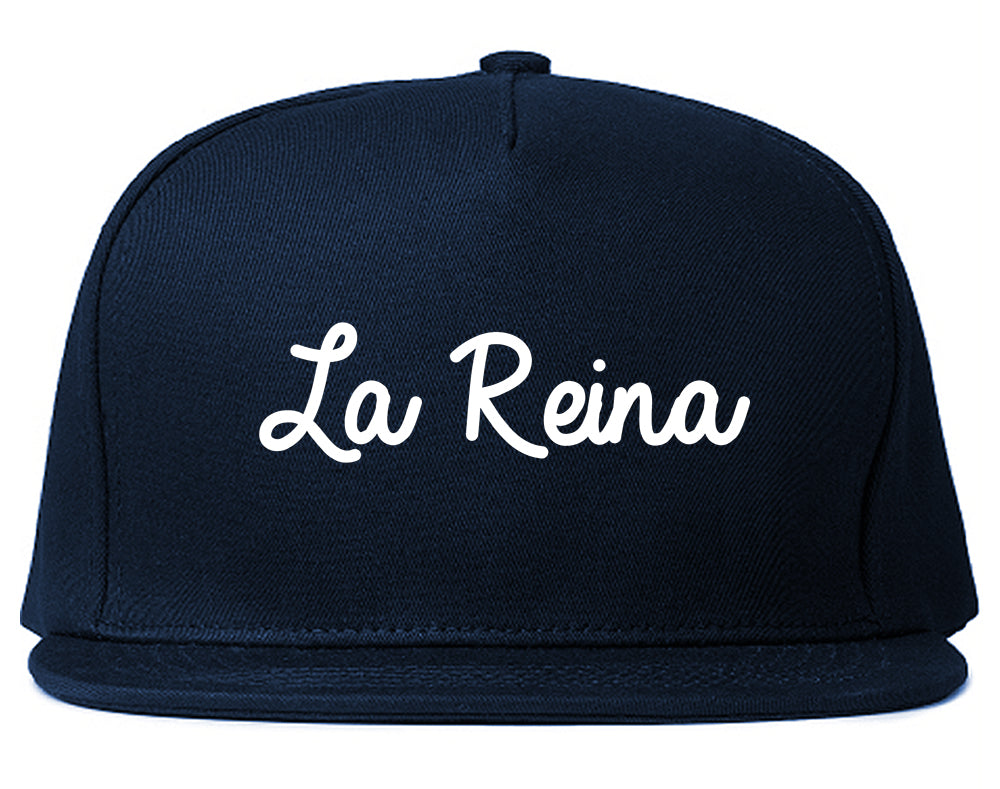 La Reina Spanish Queen Chest Blue Snapback Hat