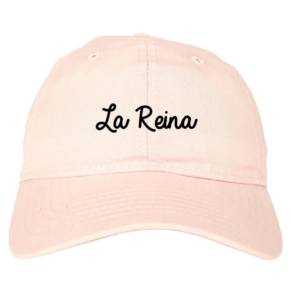 La Reina Spanish Queen Chest pink dad hat