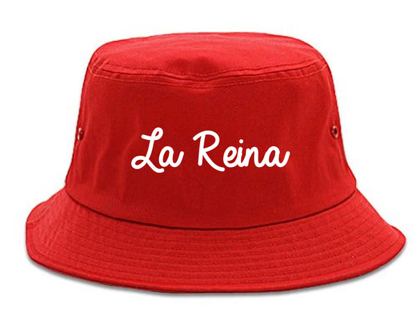 La Reina Spanish Queen Chest red Bucket Hat