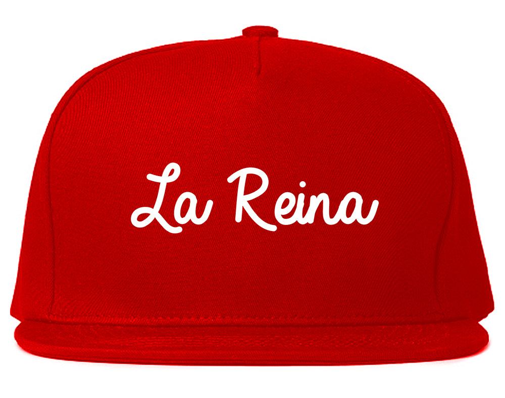 La Reina Spanish Queen Chest Red Snapback Hat
