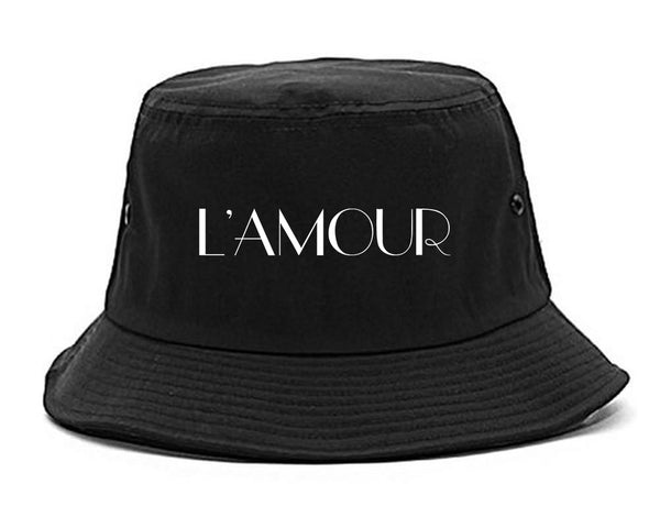 Lamour Love Bucket Hat Black