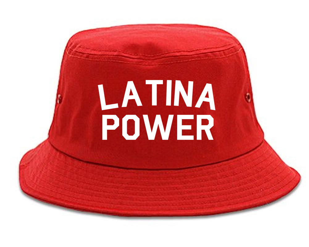 Latina Power Bucket Hat Red