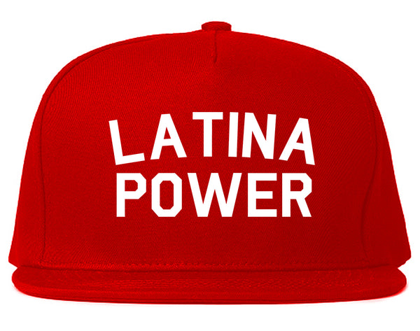 Latina Power Snapback Hat Red