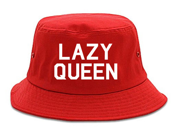 Lazy Queen Red Bucket Hat