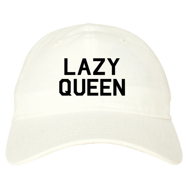 Lazy Queen White Dad Hat