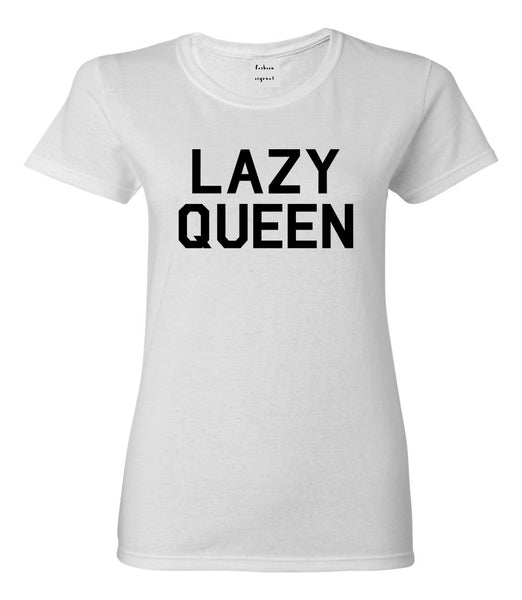 Lazy Queen White T-Shirt