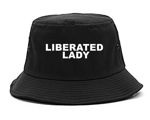 Liberaty Lady Bucket Hat Black