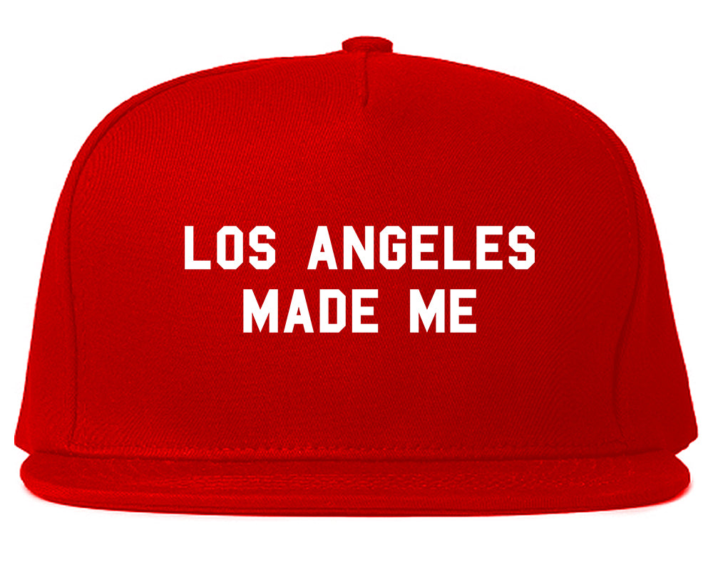 Los Angeles Made Me Snapback Hat Red
