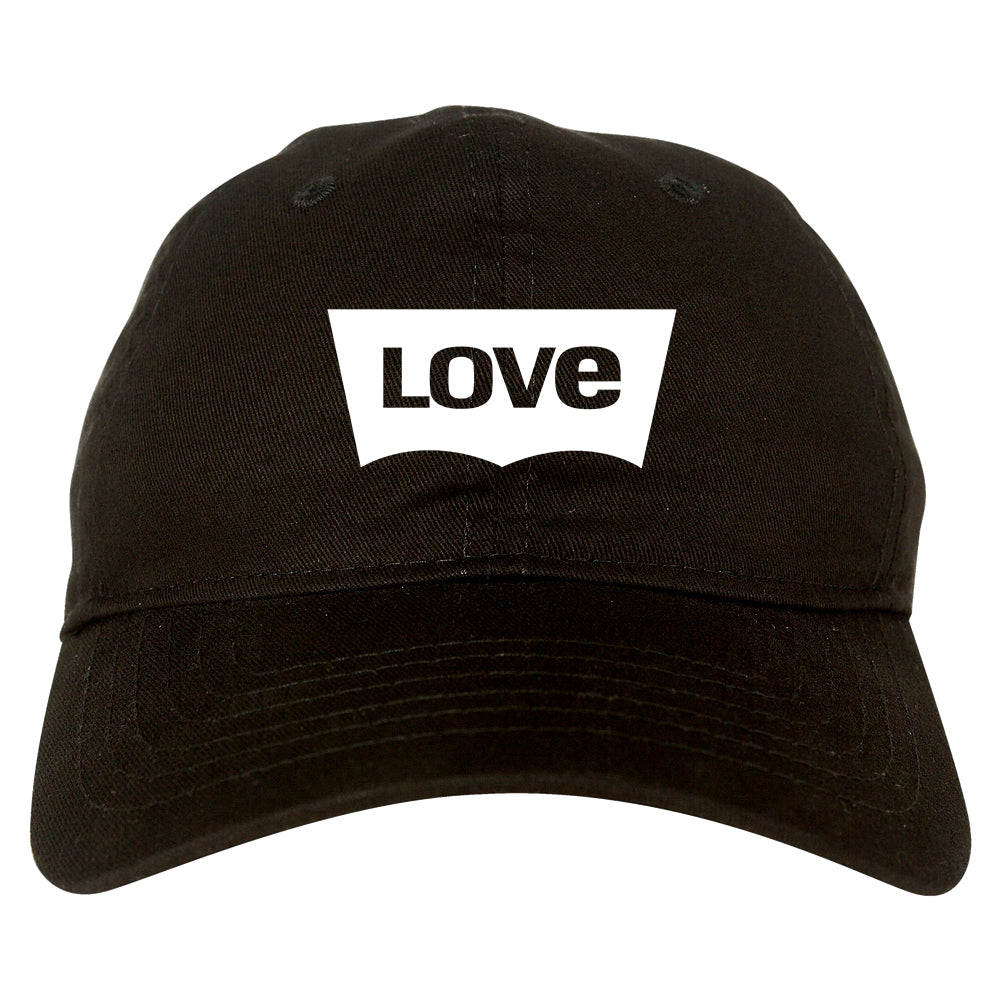 Love Jeans Logo Dad Hat Black