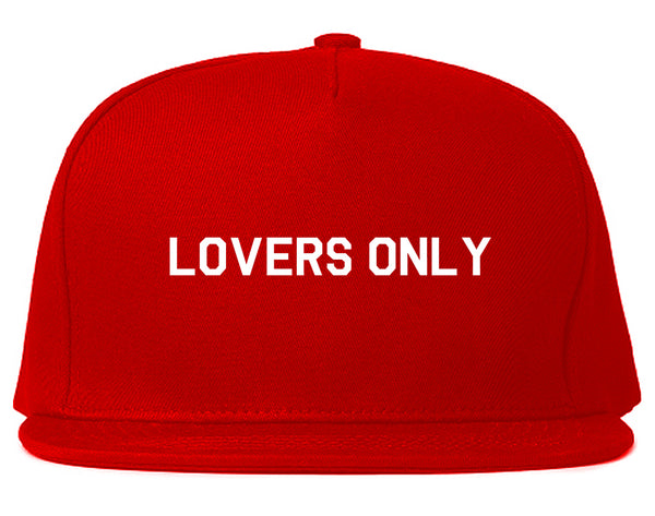 Lovers Only Red Snapback Hat