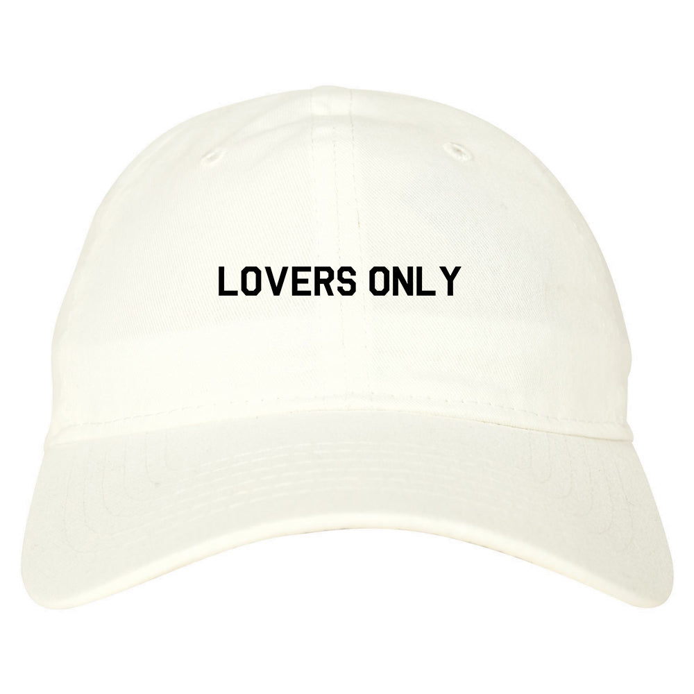 Lovers Only white dad hat