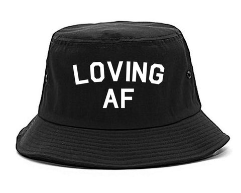 Loving AF Love Bucket Hat Black