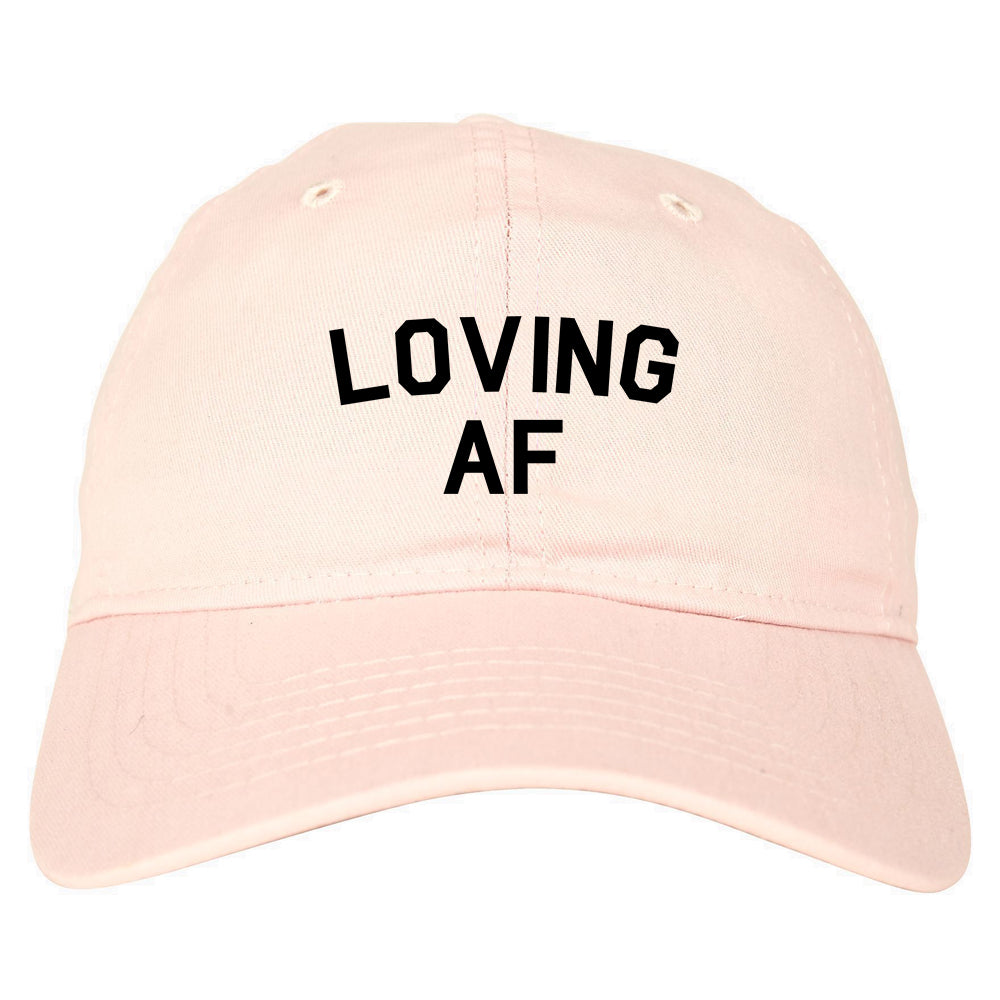 Loving AF Love Dad Hat Pink
