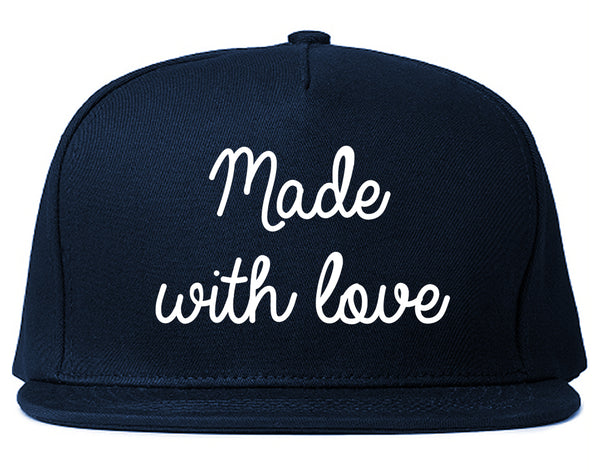 Made With Love Blue Snapback Hat