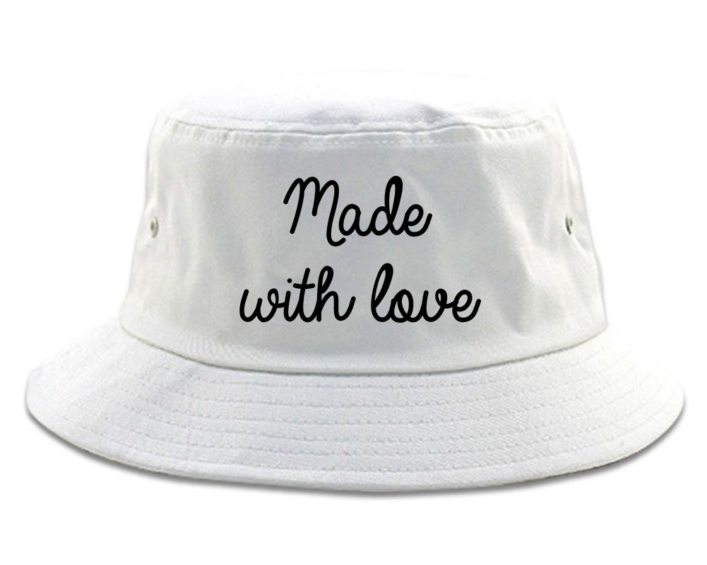 Made With Love White Bucket Hat