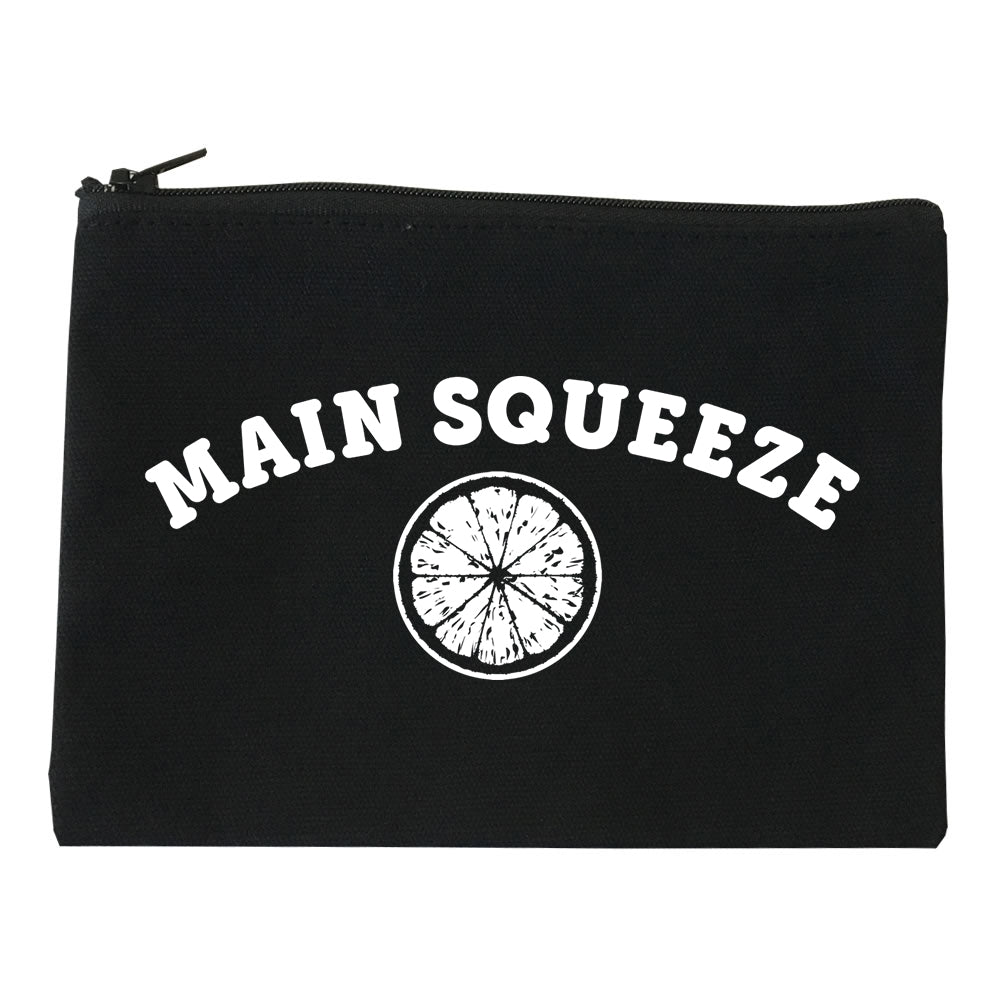 Main Squeeze Lemon Funny Makeup Bag Red
