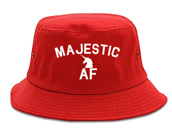 Majestic AF Unicorn Magical Bucket Hat Red