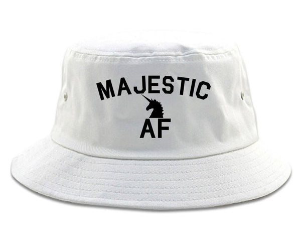 Majestic AF Unicorn Magical Bucket Hat White