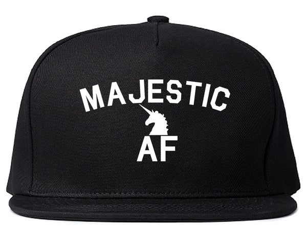 Majestic AF Unicorn Magical Snapback Hat Black