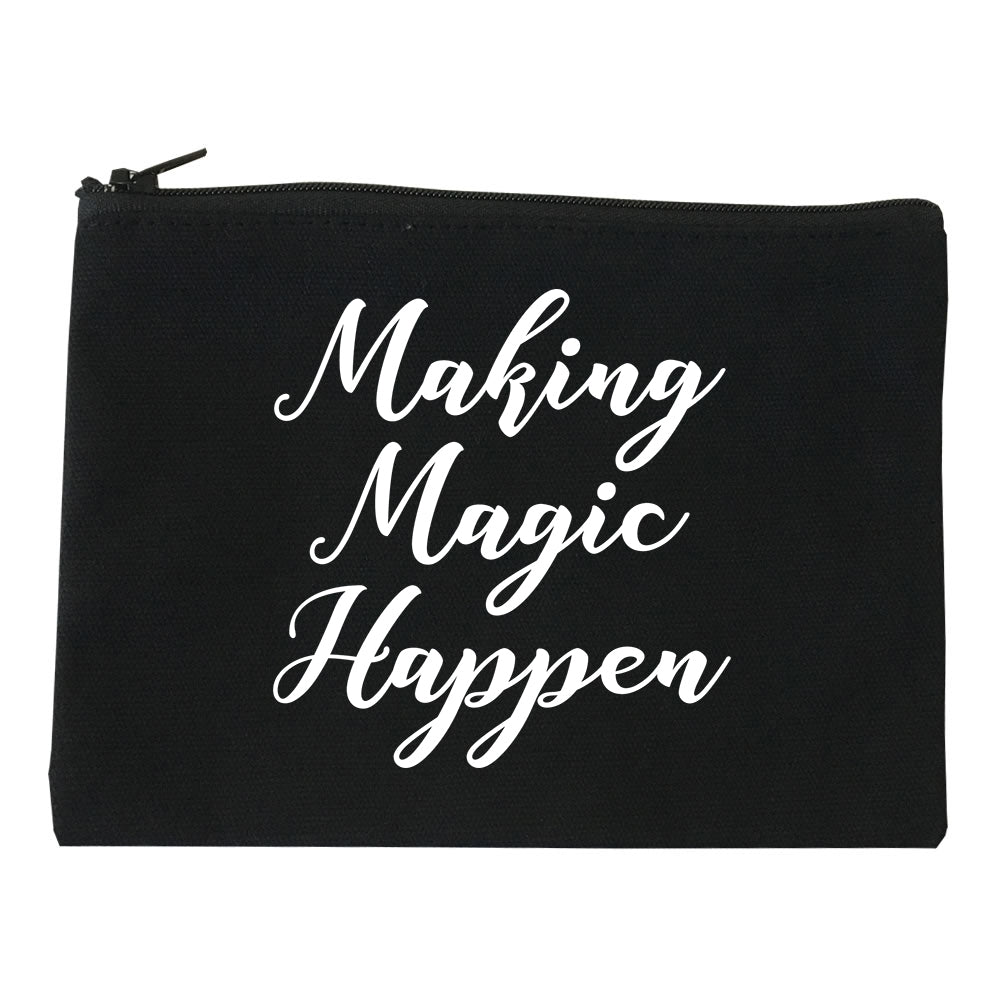 Making Magic Happen Makeup Bag Red
