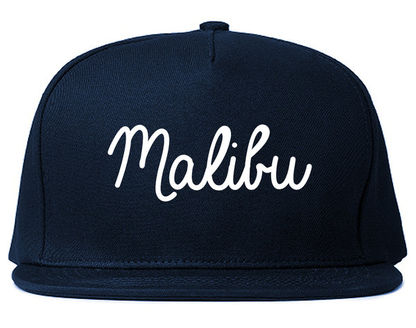 Malibu California Chest Blue Snapback Hat