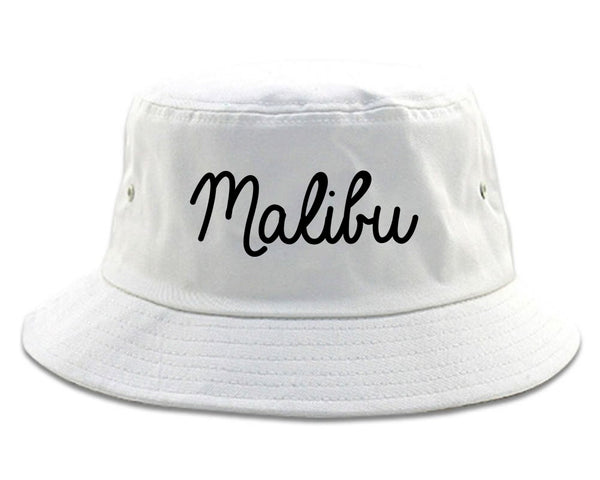 Malibu California Chest white Bucket Hat